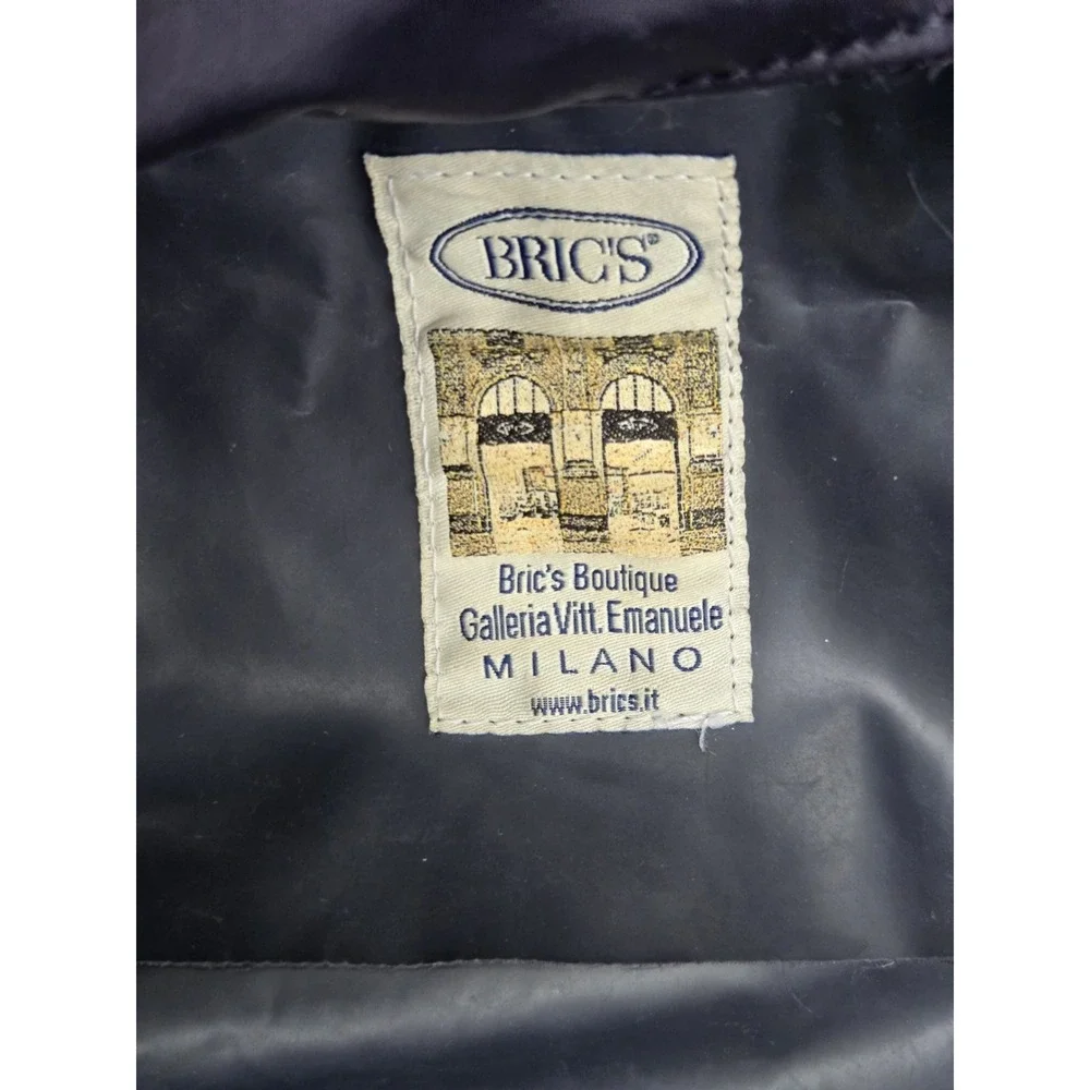 Bric's Nylon Leather Navy‎ Blue Duffle Bag